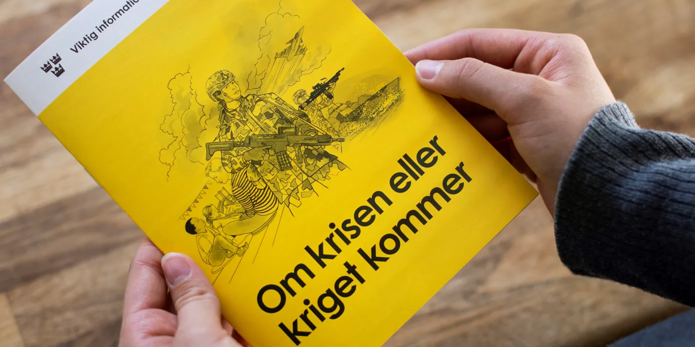 Broschyren Om krisen eller kriget kommer